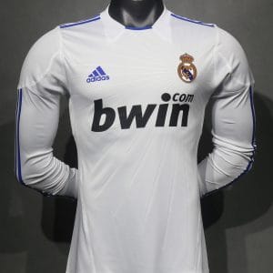 2010/11 Real Madrid Home Retro Jersey Player Version Long Sleeve