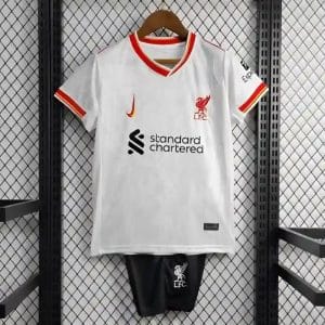 24-25 Liverpool Third Away Football Kids Kit Jersey+Shorts