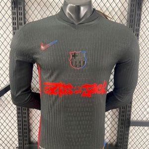 FC BARCELONA x TRAVIS SCOTT 24/25 Men's Away Jersey Limited Edition Long Sleeve